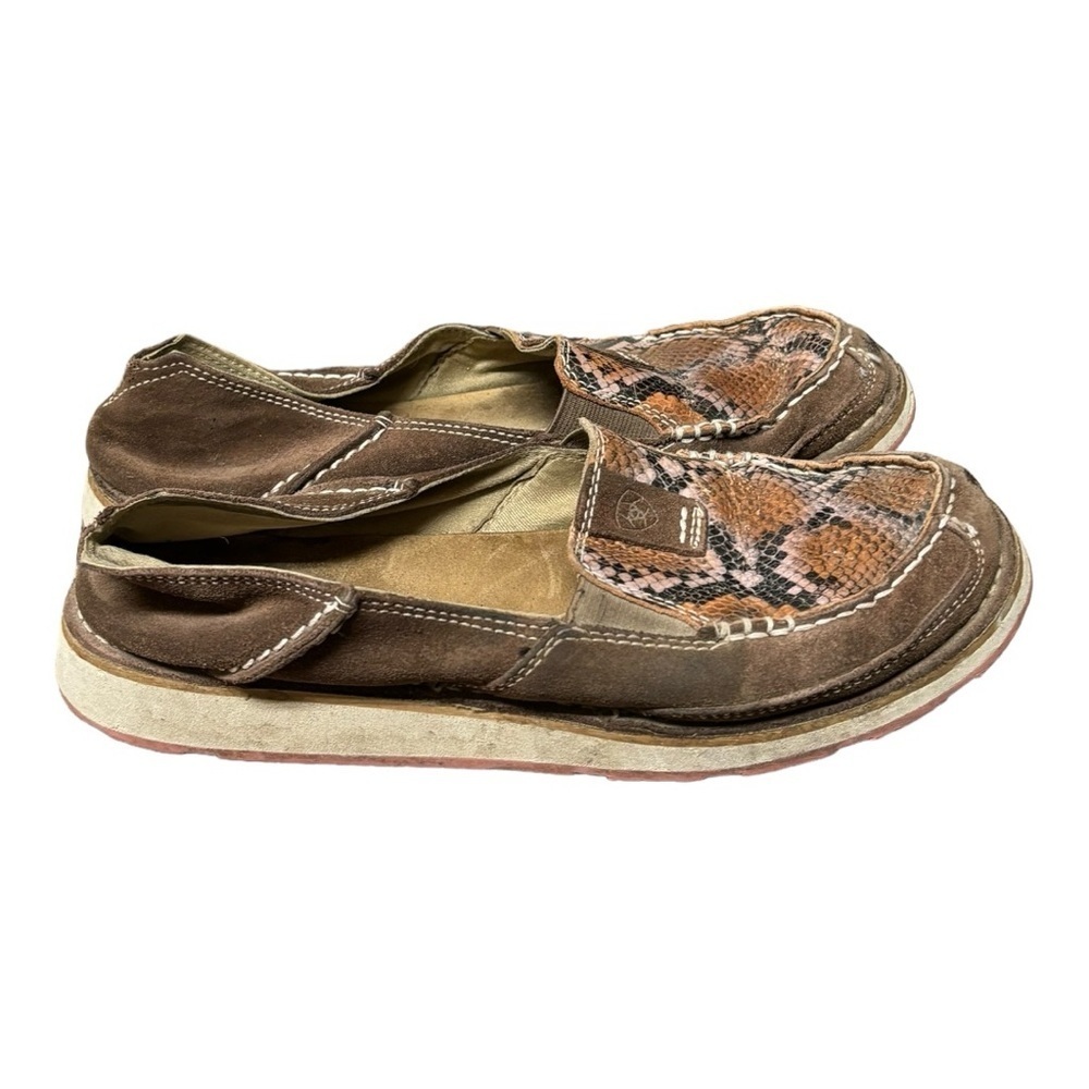 Ariat Brown and Tan Loafers